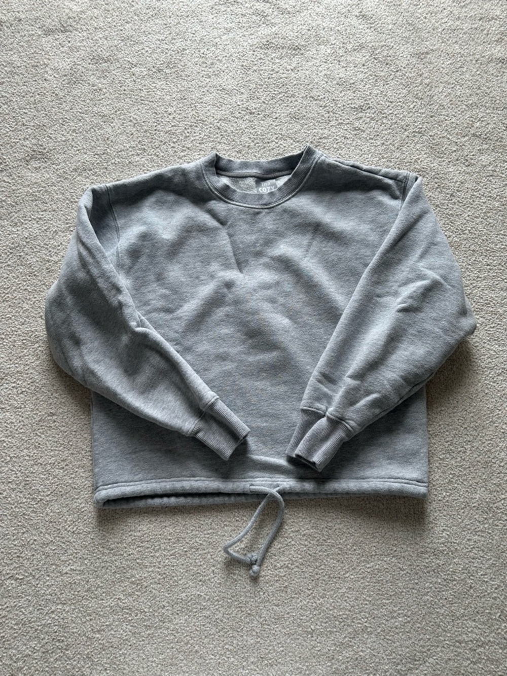 Aritzia TNA Cozy Fleece Boyfriend Fit Sweatshirt
